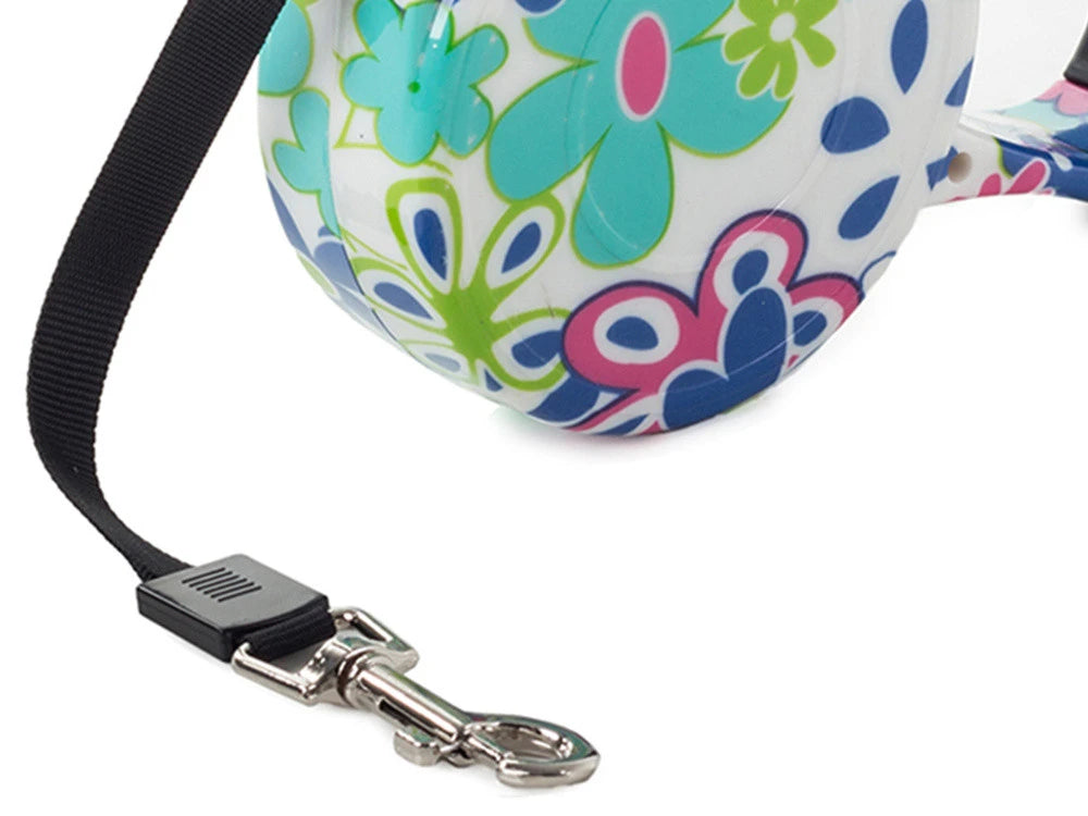 Automatic Dog Leash 5 m up to 15 kg – with Stop and Lock Function