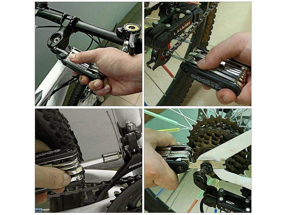 Fahrradwerkzeug 16-in-1 – Kompakter Multifunktionsschlüssel