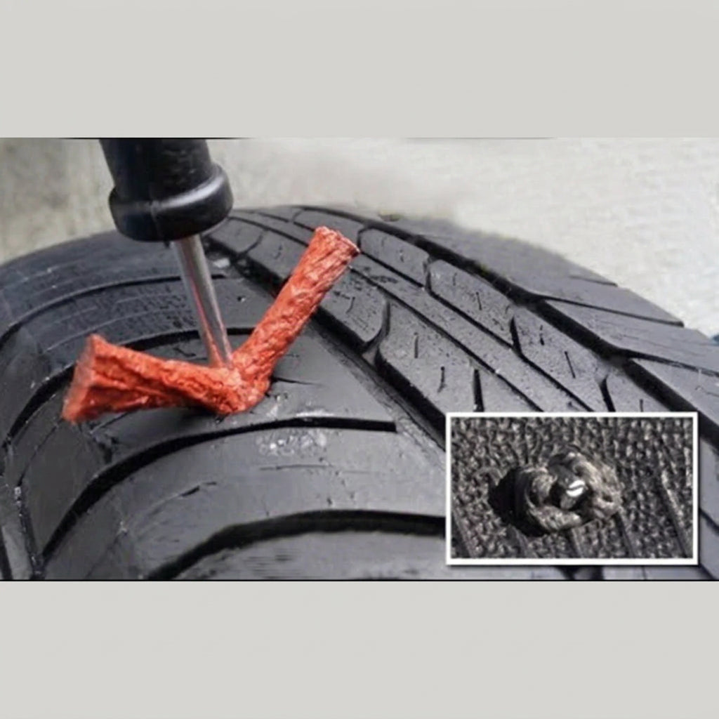 Reifenreparaturset für schlauchlose Reifen – 5 Reparaturschnüre