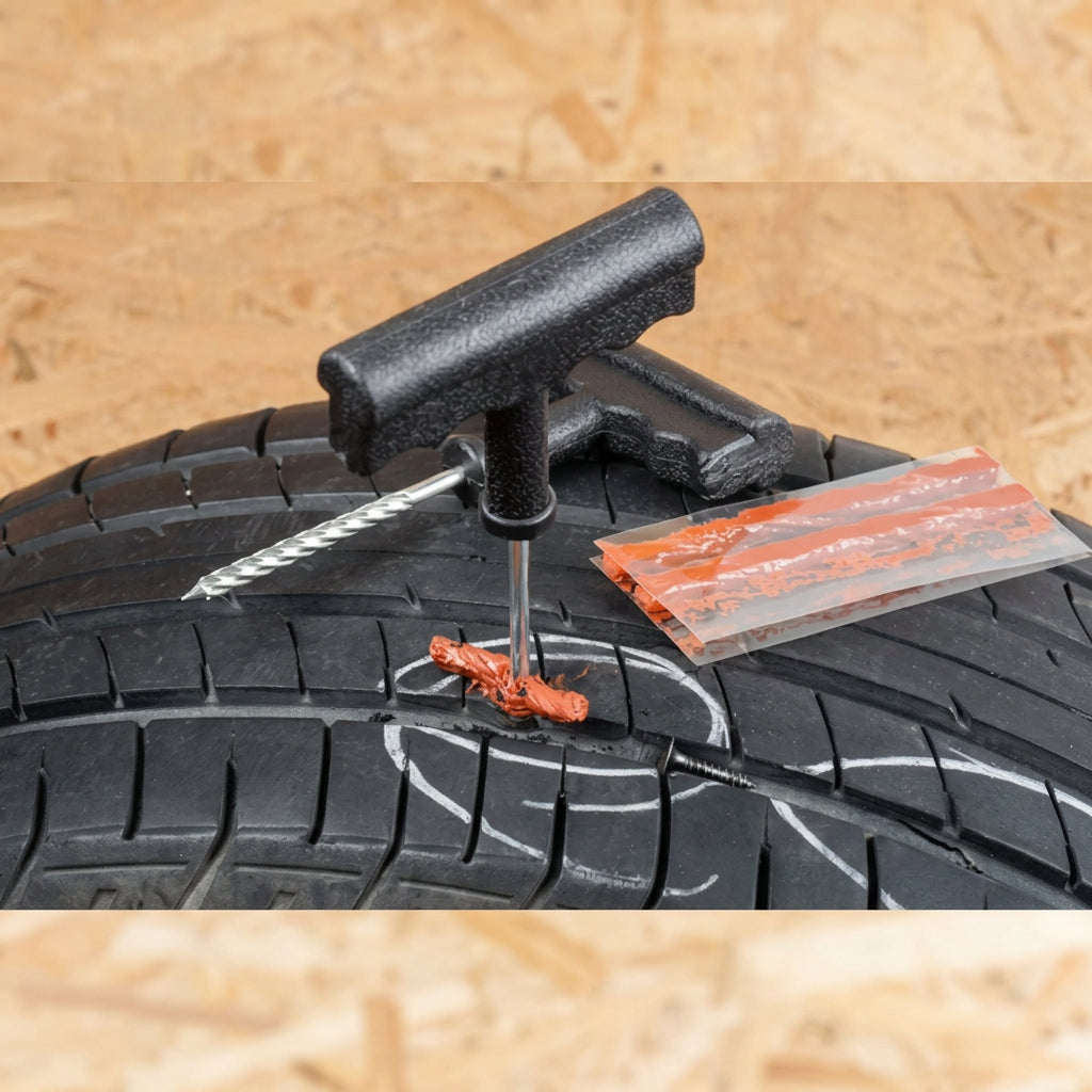 Reifenreparaturset für schlauchlose Reifen – 5 Reparaturschnüre