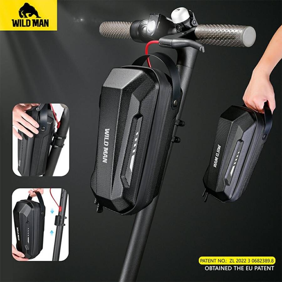 WILDMAN Scooter Frame Bag GD9X Plus | Black | Convenient Storage - MIZO.at