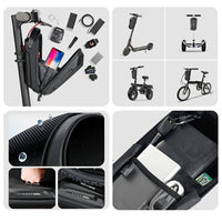 WILDMAN Scooter Frame Bag GD9X Plus | Black | Convenient Storage - MIZO.at