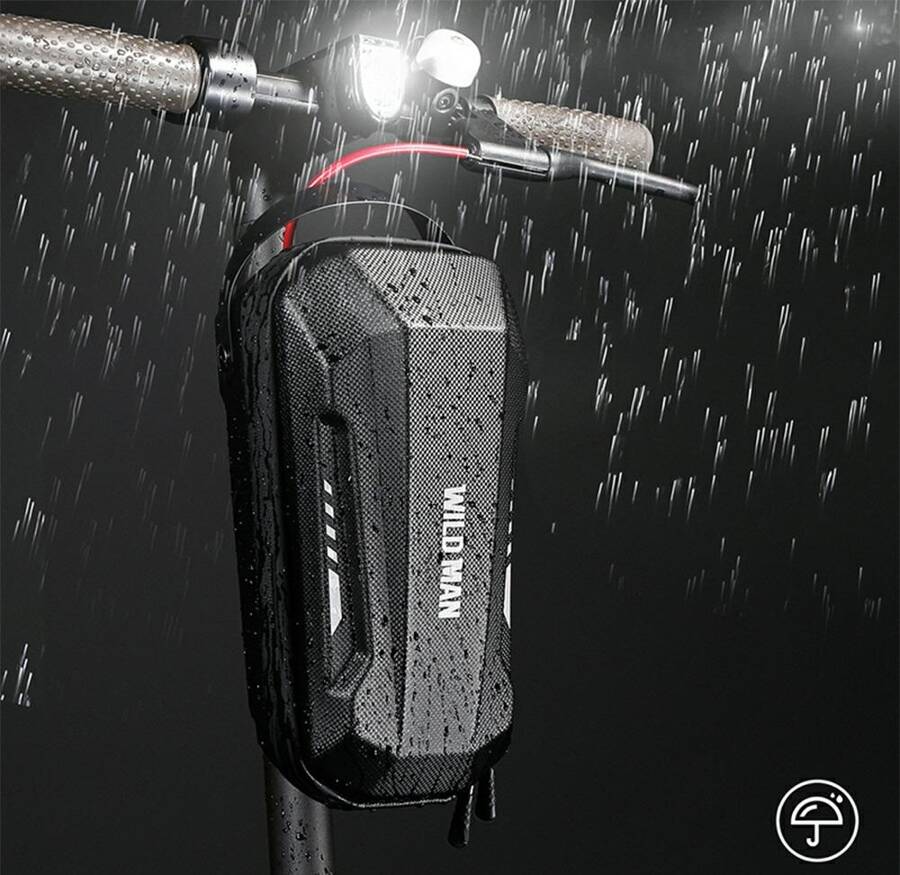 WILDMAN Scooter Frame Bag GD9X Plus | Black | Convenient Storage - MIZO.at