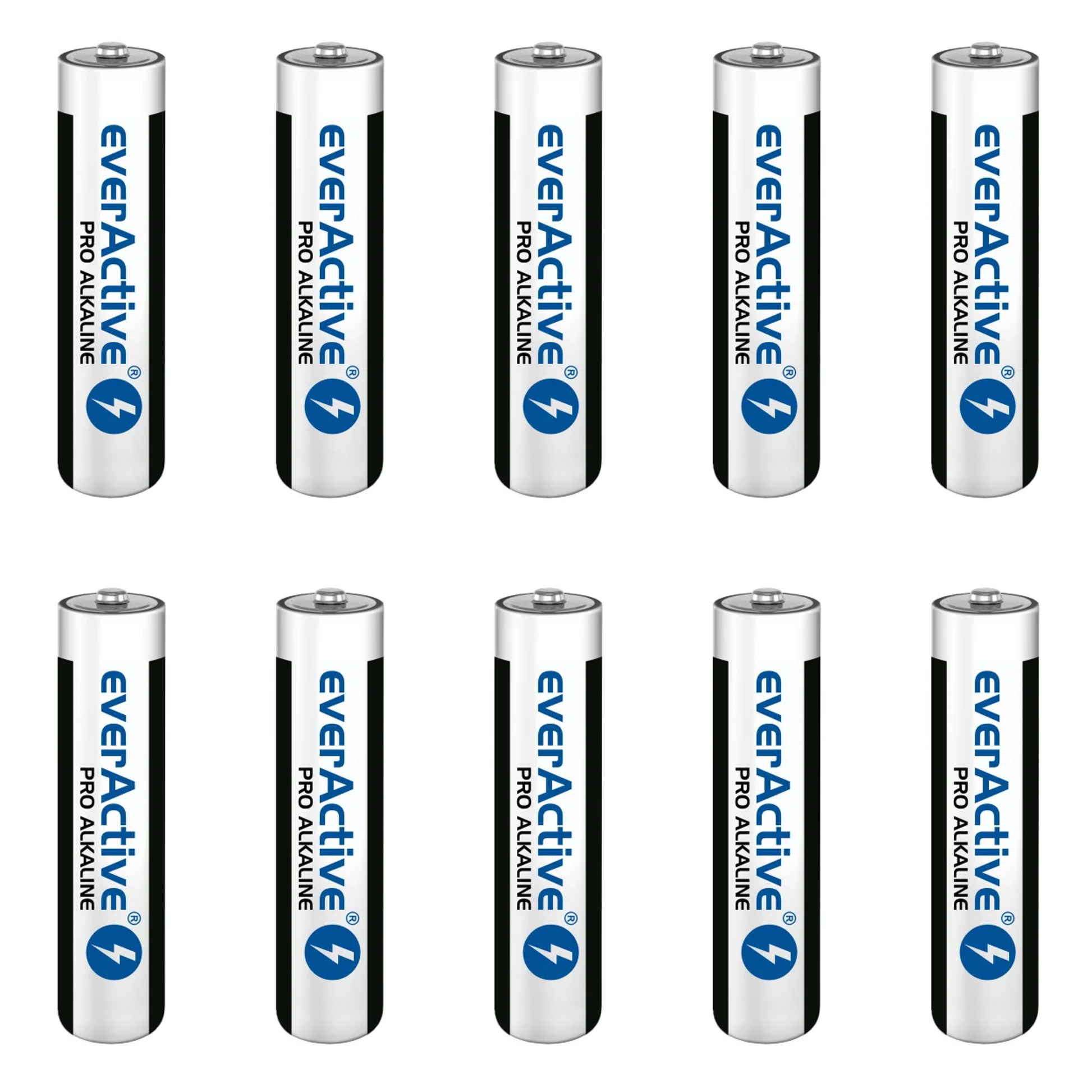10er Pack everActive Pro AAA LR03 Alkaline Batterien 1,5V - MIZO.at