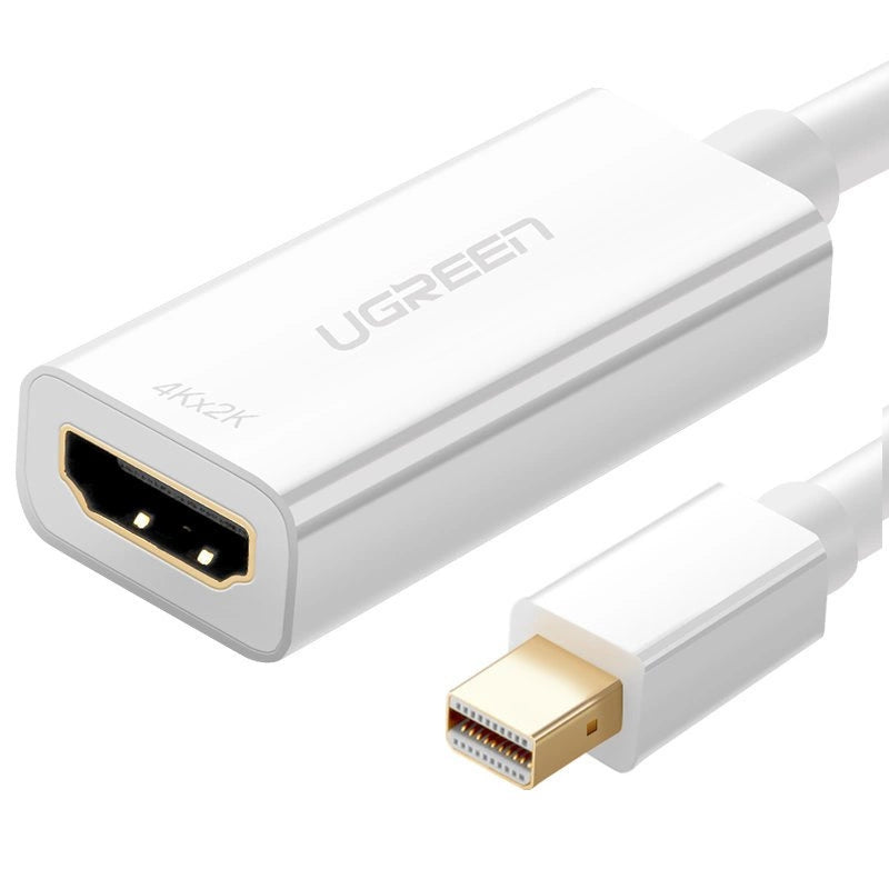 Ugreen Mini DisplayPort to HDMI Adapter | Full HD 1080p, White - MIZO.at