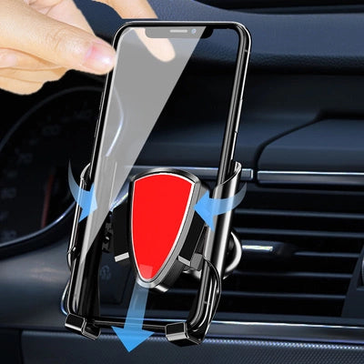 Universal Gravity Phone Holder | Silver Car Mount YC05 - MIZO.at