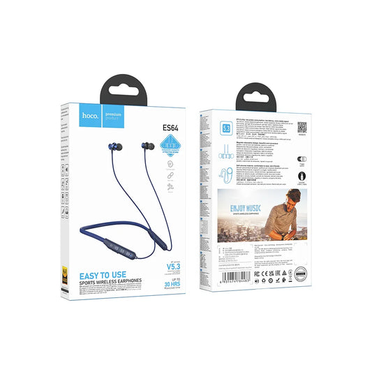 Hoco ES64 Kabellose Earbuds Navy Blue mit Ladecase - MIZO.at