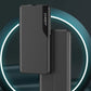 Samsung S24 Eco Leather View Case – Schwarz Smart Flip Cover Premium - MIZO.at