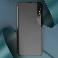 Samsung S24 Eco Leather View Case | Smart Flip Cover Black - MIZO.at
