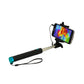 PT-Line Selfie Stick Kabelgebunden – Türkis 78cm Teleskopstab - MIZO.at
