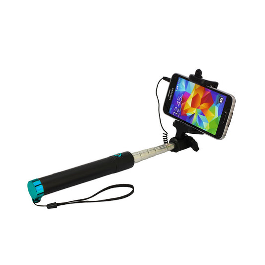 PT Line Wired Selfie Stick (Turquoise) - MIZO.at