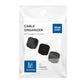 Blue Star PJ-OCZ7 Magnetische Kabelhalter – Schwarz, 3er-Set