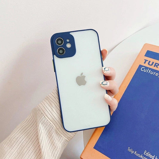 Samsung A72 Milky Case | Navy Blue Flexible Silicone Cover - MIZO.at