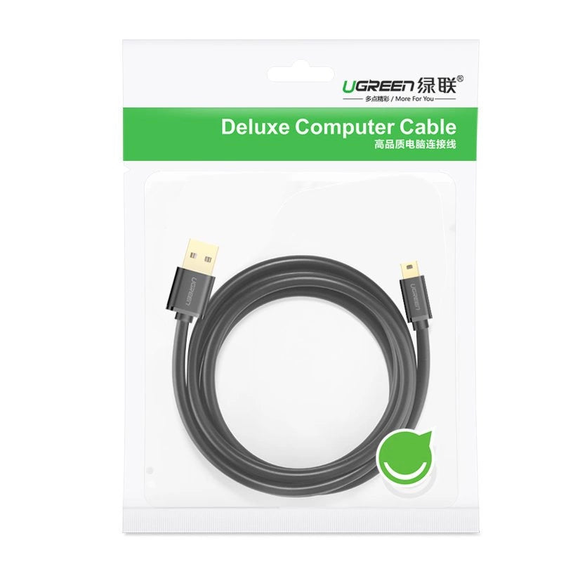 UGREEN USB to Mini USB Cable | 1.5m High-Speed Data Transfer - MIZO.at
