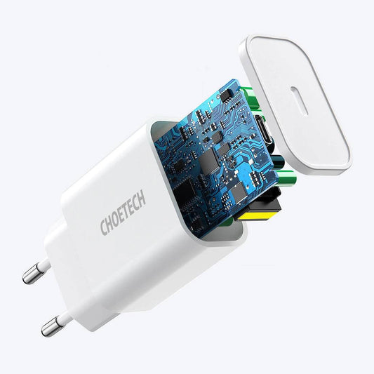 Choetech USB C Charger | 20W PD Fast Wall Adapter Q5004 V4 - MIZO.at