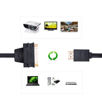 UGREEN DVI to HDMI Adapter Cable | 22cm Bi-Directional 1080P - MIZO.at