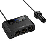 Hoco Z64 KFZ Ladegerät – 240W, 2x USB-A, 2x USB-C, Schwarz