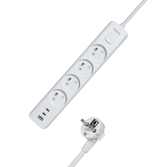 MORRE M406 Steckdosenleiste 4-fach + 3x USB | 1,5 m