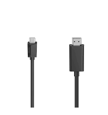 Hama USB Type-C to HDMI Adapter | 1.5m, 4K, Black, High-Speed - MIZO.at