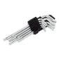 Torx-Schlüsselset 9-teilig – T10 bis T50