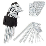 9-Piece Torx Key Set – Compact, T10 to T50