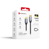 Forcell Cafule HDMI 2.1 Kabel 8K 60Hz – 2 m, Schwarz