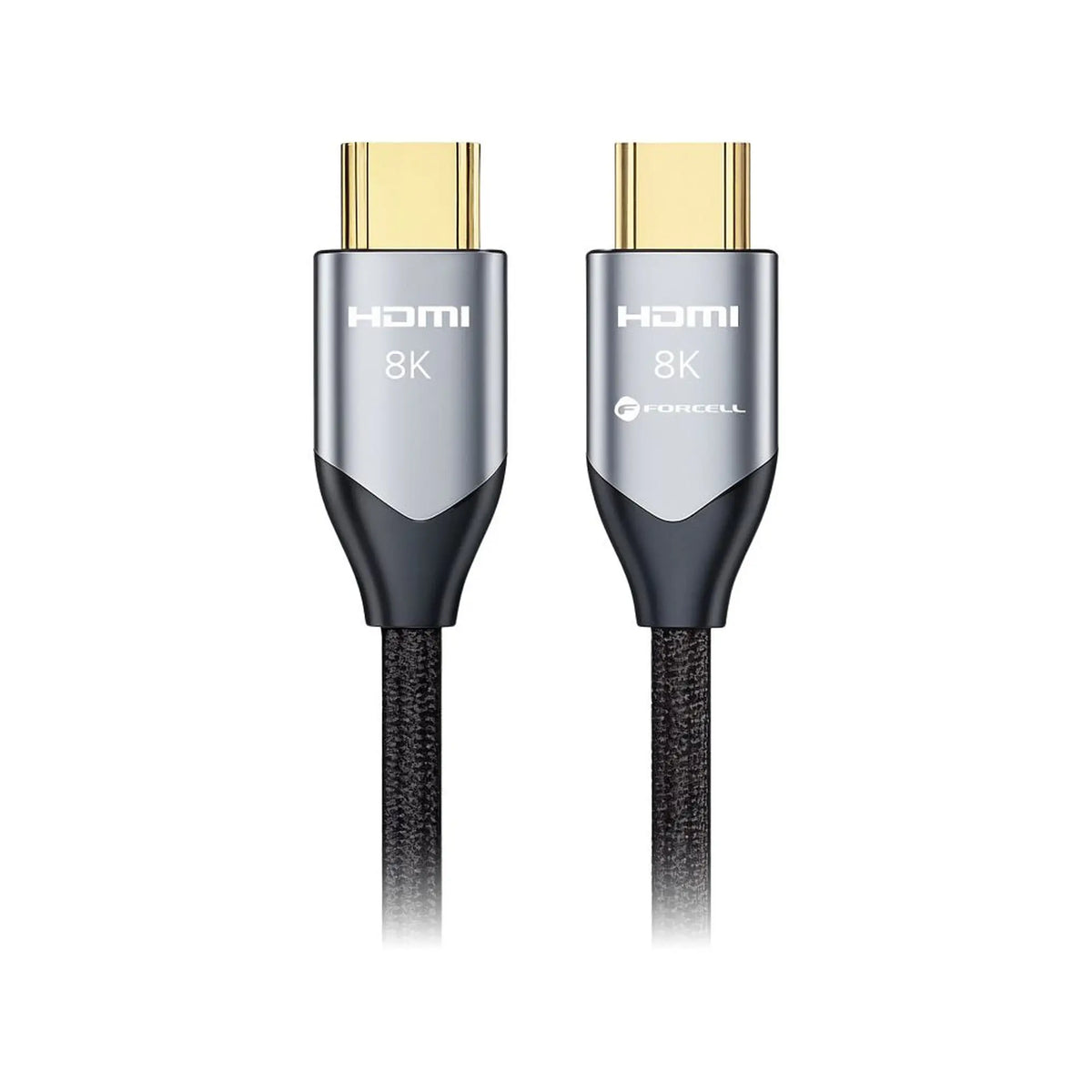 Forcell Cafule HDMI 2.1 Kabel 8K 60Hz – 2 m, Schwarz