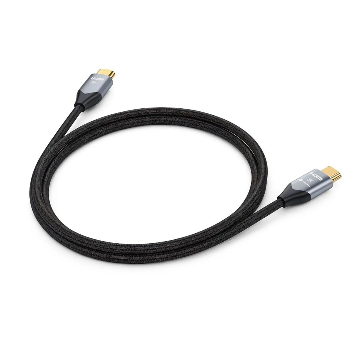 Forcell Cafule HDMI 2.1 Kabel 8K 60Hz – 2 m, Schwarz