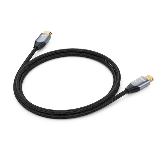 Forcell Cafule HDMI 2.1 Kabel 8K 60Hz – 2 m, Schwarz