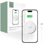 Tech-Protect 15W MagSafe Induktives Ladegerät – Weiß - MIZO.at