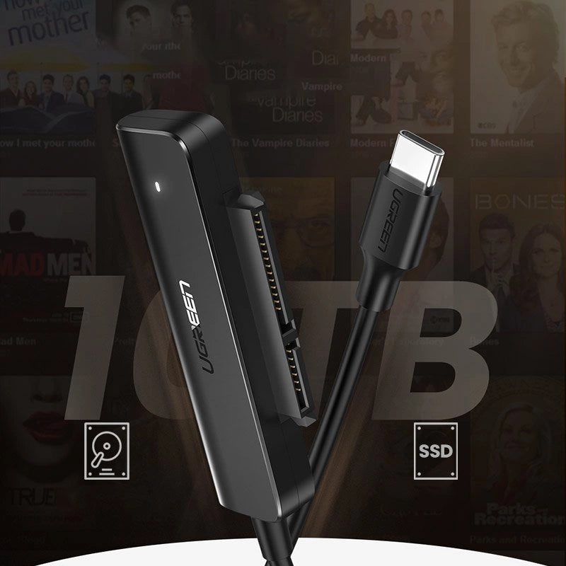 Ugreen SATA to USB-C Adapter | 5Gbps Data Transfer - MIZO.at