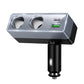Hoco Z65B KFZ Ladegerät – USB-A, USB-C & 2x 240W, Schwarz
