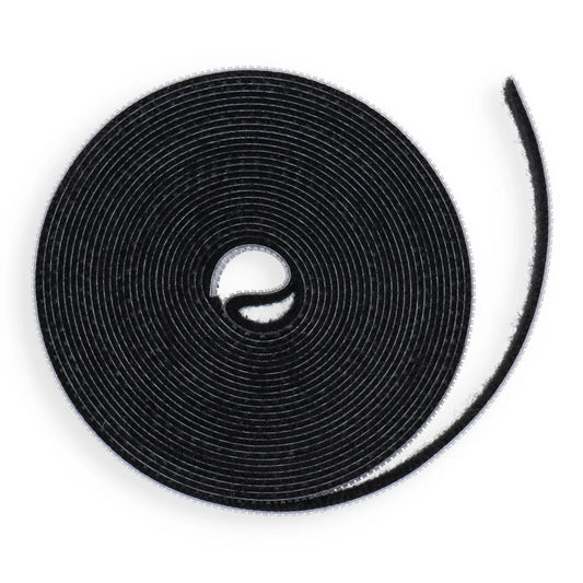 Blue Star PJ-COZ055 Klett-Kabelbinder – 3 m, Schwarz