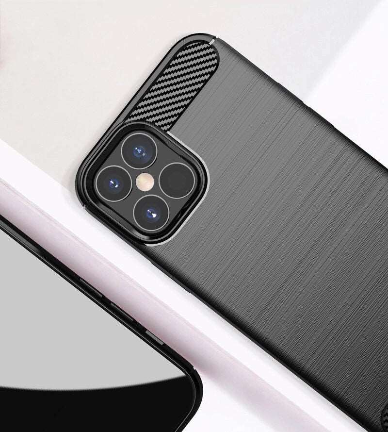 iPhone 12 Pro Max Carbon Case | Premium Protection Black - MIZO.at
