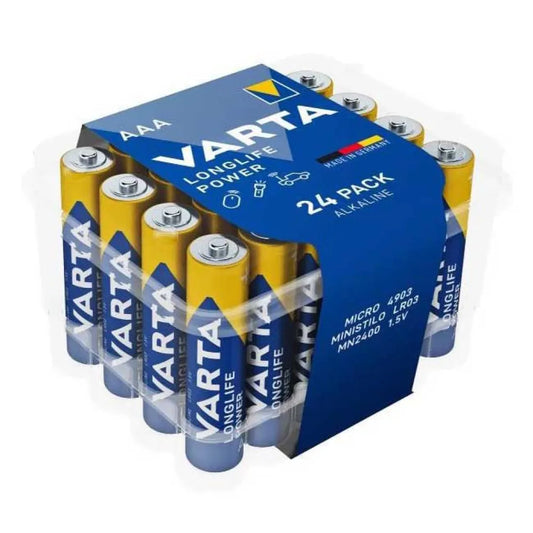 24er Pack Varta Longlife AAA LR03 Alkaline Batterien