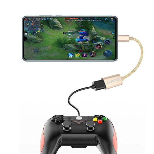 Dudao L15T OTG USB-C Adapter | Type-C Connection Gray - MIZO.at